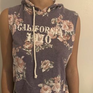 muscle tee with a hoodie